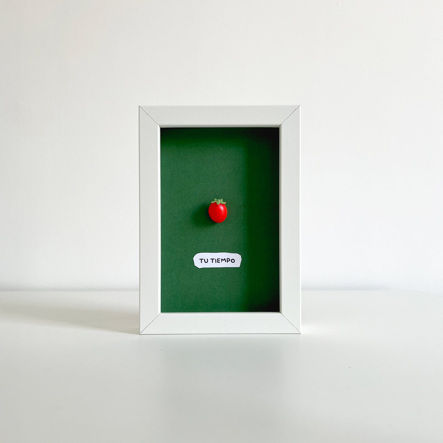 (Tómate) tu tiempo - Cuadro con miniaturas en relieve
