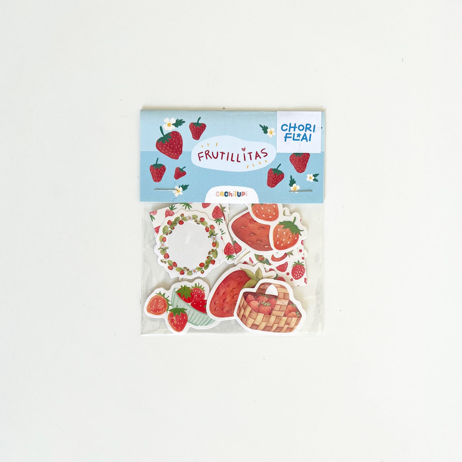 Frutillitas - Pack de stickers
