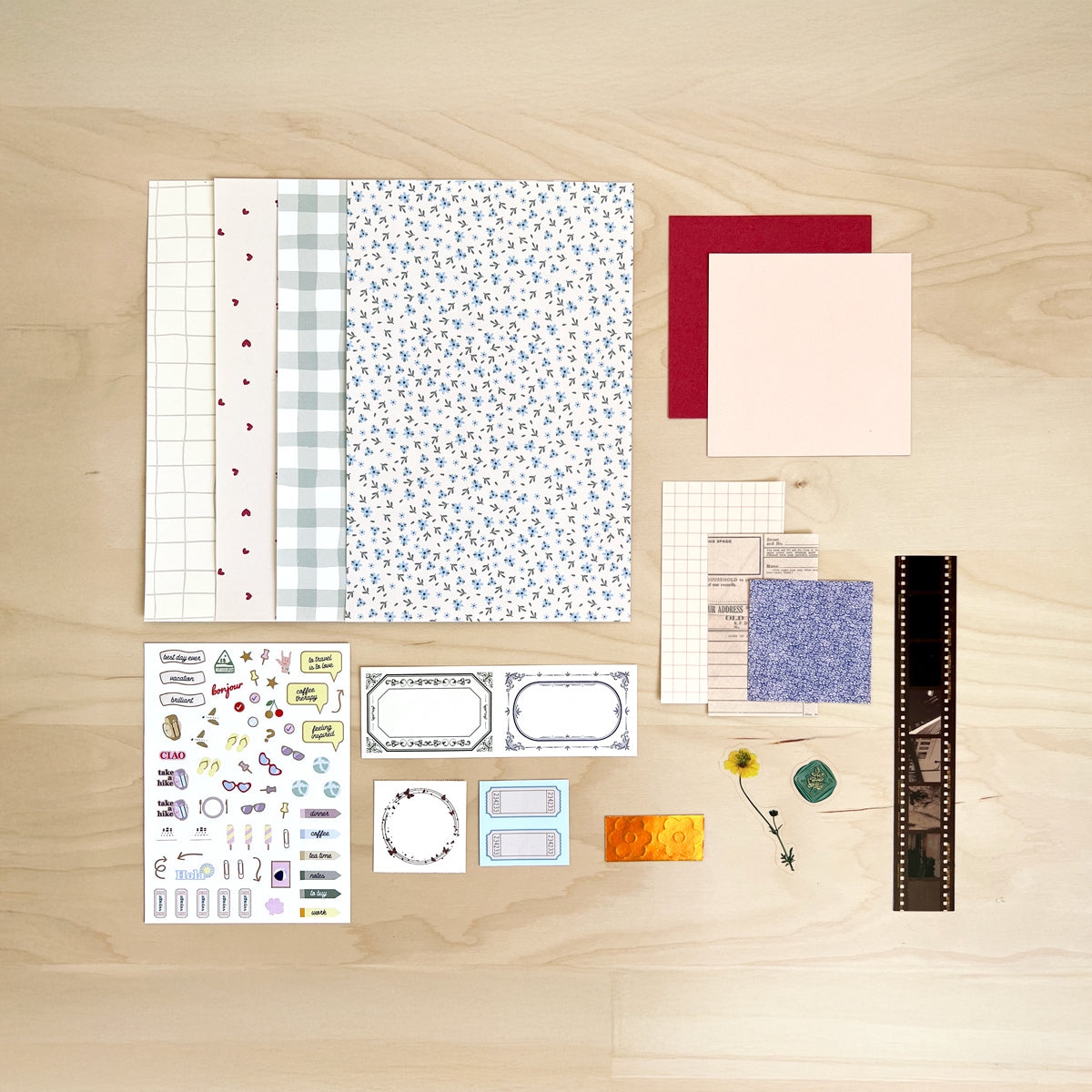 Kit Vintage - Scrapbook & Journal