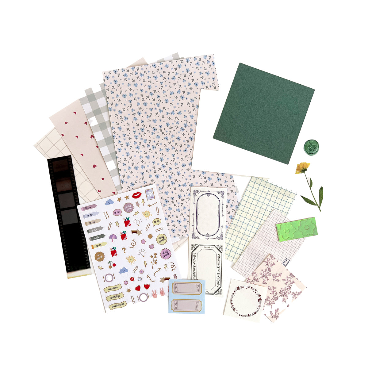 Kit Vintage - Scrapbook & Journal