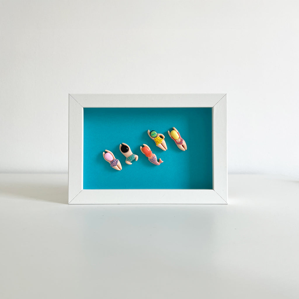 Nademos #1 - Cuadro con miniaturas en relieve