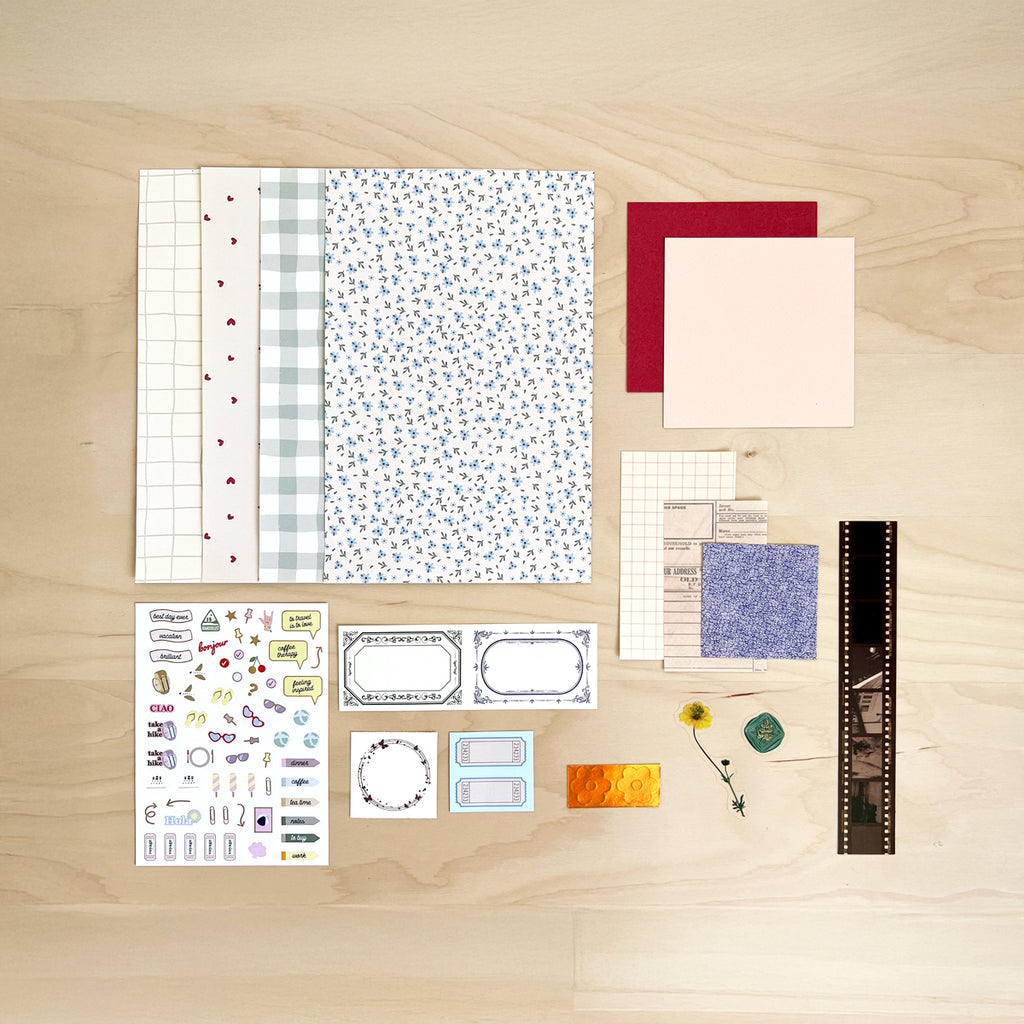 Kit Vintage - Scrapbook & Journal